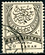 Turkije P16A - Grote Halve Maan, Postzegels en Munten, Ottomaanse Keizerrijk, Ophalen of Verzenden, Overige landen, Gestempeld