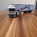EWALS CBN  ECHT WIT 95 DAF SPACE CAB & ZEILEN TRAILER + DOOS, Verzenden, Nieuw, Bus of Vrachtwagen, Tekno