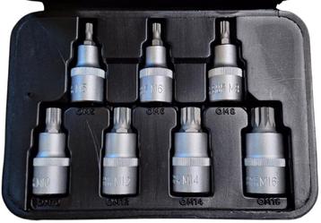 Dopset Spline 7dlg - Nieuw beschikbaar voor biedingen