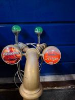 Bier tapkraan dubbel met verlichting, Ophalen, Gebruikt, Reclamebord, Plaat of Schild, Overige merken