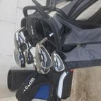 Bennington golftas op Trolley met Wilkinson clubs, Ophalen, Gebruikt, Golfkar, Overige merken