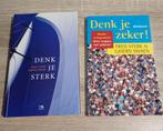 denk je sterk en denk je zeker boeken deel 1 en 2, Ophalen of Verzenden, Zo goed als nieuw, Overige onderwerpen