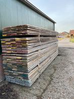 Gebruikt steigerhout lengte 5-4-3-2,5 en 2 meter, Plank, Gebruikt, Steigerhout, 25 tot 50 mm