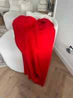 Vintage Rode Wollen Deken 140x200, Ophalen of Verzenden, Gebruikt