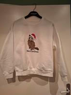 Leuke kersttrui met wasbeer, Maat 38/40 (M), Wit, Tenson, Ophalen of Verzenden