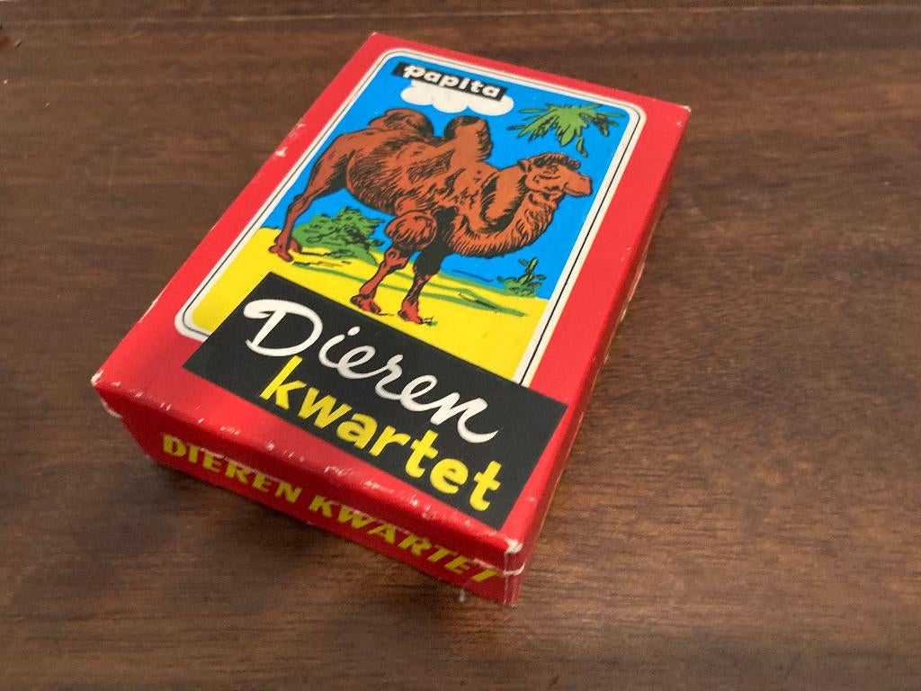 Papita dierenkwartet, Ophalen of Verzenden, Gebruikt, Speelkaart(en)