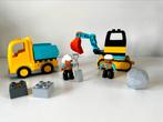 Duplo Truck & Graafmachine met rupsbanden 10931, Ophalen of Verzenden, Zo goed als nieuw, Duplo