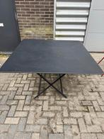 Fermob CARACTÈRE klaptafel 128x128, Huis en Inrichting, Tafelonderdelen, Ophalen, Gebruikt, 100 tot 150 cm, Vierkant