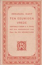 Ten eeuwigen Vrede - Immanuel Kant, Boeken, Filosofie, Ophalen of Verzenden, Gelezen, Cultuurfilosofie, Immanuel Kant