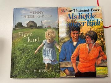 2 Streekromans van Henny Thijssing Boer beschikbaar voor biedingen