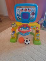 Vtech 2 in 1 voetbal en basketbal, Kinderen en Baby's, Speelgoed | Vtech, Ophalen, Zo goed als nieuw, 6 maanden tot 2 jaar
