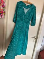 Tante Betsy jurk Julia Shell Green Maat M (valt klein), Maat 38/40 (M), Tante Betsy, Blauw, Ophalen of Verzenden