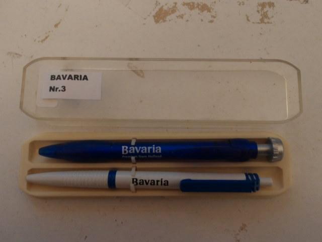 Bavaria pennenset (3) 2 stuks, Verzamelen, Biermerken, Nieuw, Overige typen, Bavaria, Ophalen of Verzenden