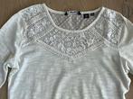 Mooi t-shirt met 3/4 mouw van Superdry, mt XS/34 (zgan), Superdry, Wit, Ophalen of Verzenden, Zo goed als nieuw