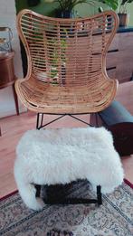 Rotan vlinderstoel - Fauteuil Jasmine, Huis en Inrichting, Fauteuils, Ophalen, Zo goed als nieuw, 50 tot 75 cm