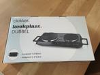 Dubbele elektrische kookplaat, Witgoed en Apparatuur, Kookplaten, Ophalen, 3 kookzones of minder, Zo goed als nieuw, Vrijstaand
