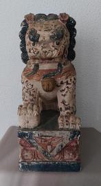 Mooie hout gesneden Chinese Foo Dog ca. 1950, Ophalen