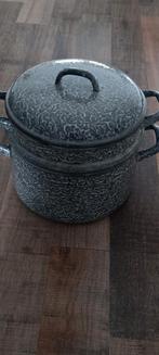 Emaille Stoompan / Rijstkoker, Antiek en Kunst, Ophalen of Verzenden