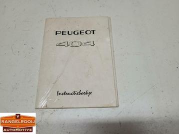 Origineel Nederlandstalig instructieboekje Peugeot 404 1971 beschikbaar voor biedingen