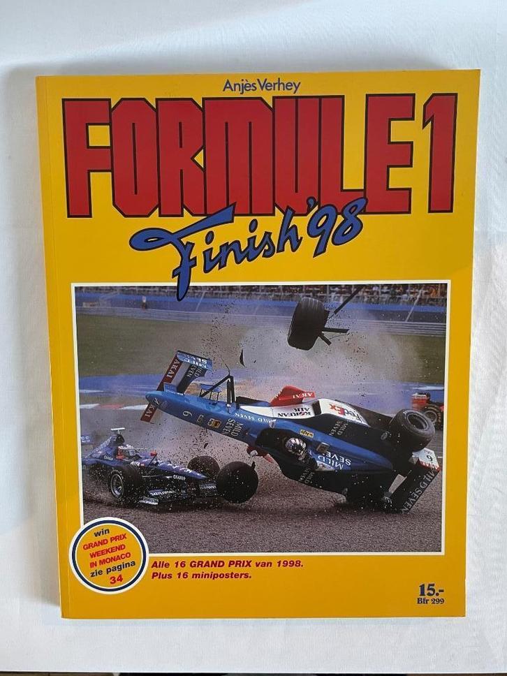 Formule 1 Finish ’98 – Anjès Verhey, Verzamelen, Automerken, Motoren en Formule 1, Zo goed als nieuw, Formule 1, Ophalen of Verzenden