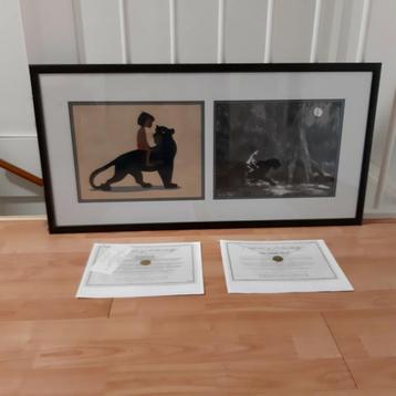Disney Jungle book Mogli en mentor serie cel beschikbaar voor biedingen