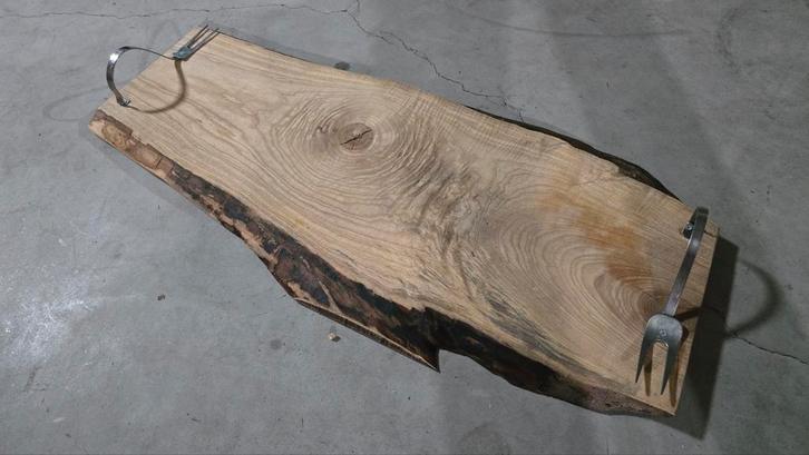 Houten Borrelplank - Als Nieuw!, Huis en Inrichting, Woonaccessoires | Dienbladen, Zo goed als nieuw, Hout, Rechthoekig, Ophalen