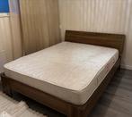Bed 140x200 met matras, Huis en Inrichting, Gebruikt, Bruin, Twijfelaar, 200 cm