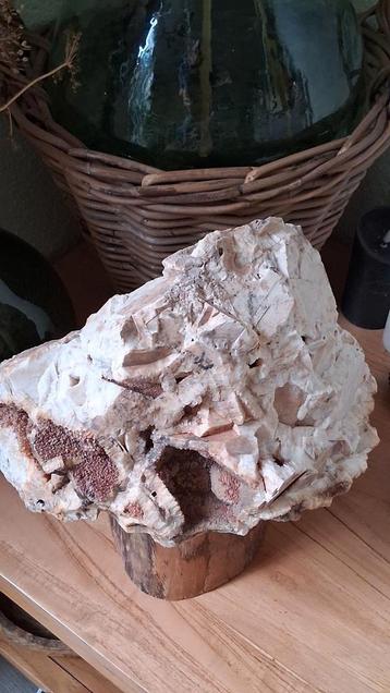 Groot Mineraal Cluster/Geode - Calciet, Kwarts, Chalcedoon beschikbaar voor biedingen