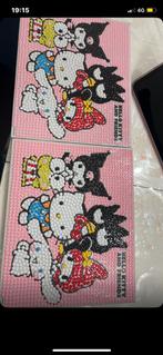 Handgemaakte diamant painting hellokitty, kuromi en meer., Ophalen of Verzenden, Zo goed als nieuw, Knutselwerk
