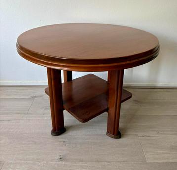 Ronde Tafel ‘Amsterdamse School’  - Mahonie beschikbaar voor biedingen