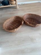 Rieten manden (2x), Dieren en Toebehoren, Kattenmanden, Ophalen, Gebruikt, Riet