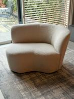WOOOD fauteuil bank Stone crème bouclé, Huis en Inrichting, Fauteuils, Ophalen, Gebruikt, 75 tot 100 cm, Stof