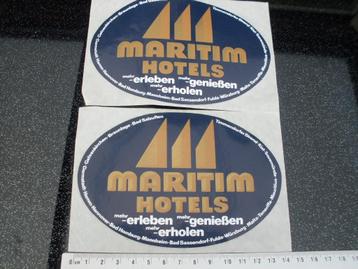 2x sticker maritim hotels mehr erleben geniessen erholen beschikbaar voor biedingen
