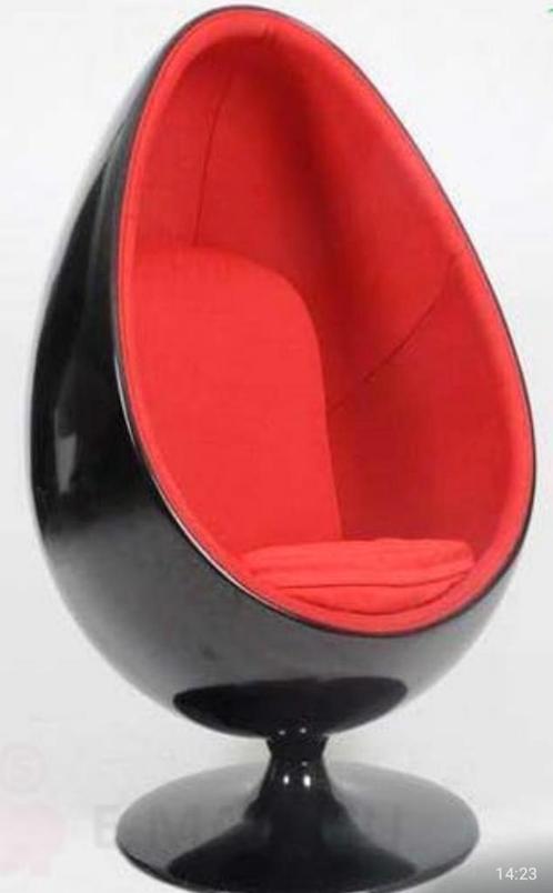 Design stoel Ovalia Egg Chair | MOET ZO SNEL MOGELIJK WEG, Huis en Inrichting, Stoelen, Gebruikt, Eén, Ophalen of Verzenden