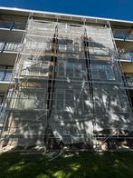 Gevelsteiger staal 102m2 - Compleet, Doe-het-zelf en Verbouw, Ophalen of Verzenden, Gebruikt, Gevelsteiger, 5 meter of hoger