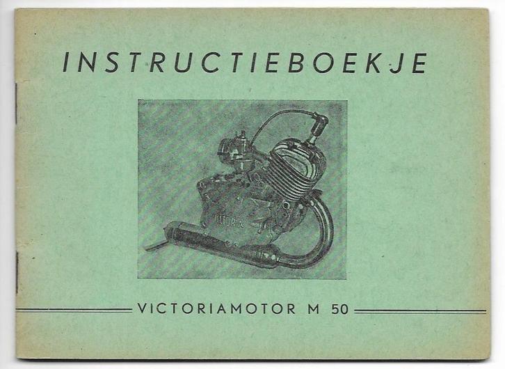 Victoria M50 Victoria motor handleiding (5366z), Fietsen en Brommers, Handleidingen en Instructieboekjes, Verzenden