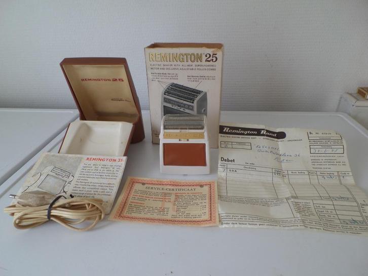 Scheerapparaat, REMMINGTON RAND, 25, Jubileum, 1963-(#8554), Witgoed en Apparatuur, Persoonlijke-verzorgingsapparatuur, Gebruikt