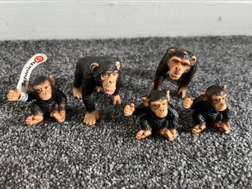 Schleich chimpansee familie  beschikbaar voor biedingen