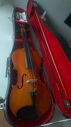 Viool met koffer,benodigheden, Muziek en Instrumenten, Strijkinstrumenten | Violen en Altviolen, Gebruikt, Viool, Ophalen of Verzenden