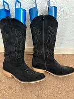 Zwarte laarzen suede maat 39, Zwart, Lage of Enkellaarzen, Ophalen of Verzenden, Gedragen