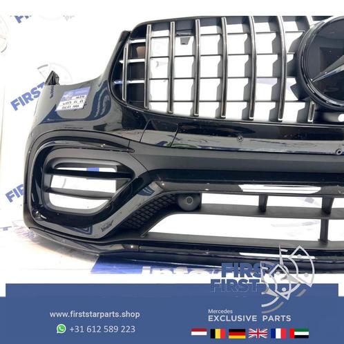 W253 C253 FACELIFT GLC63 AMG VOORBUMPER COMPLEET ZWART Merce, Auto-onderdelen, Carrosserie en Plaatwerk, Bumper, Mercedes-Benz