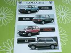 Autofolders Lancia uit de jaren 80 / 90, Overige merken, Ophalen of Verzenden, Zo goed als nieuw