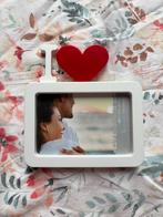 Witte fotolijst met ‘I️’ erbovenop, Ophalen of Verzenden, Zo goed als nieuw