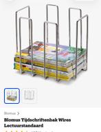 Bolmus tijdschriftenbak lectuurstandaard wired rvs, Ophalen of Verzenden, Zo goed als nieuw