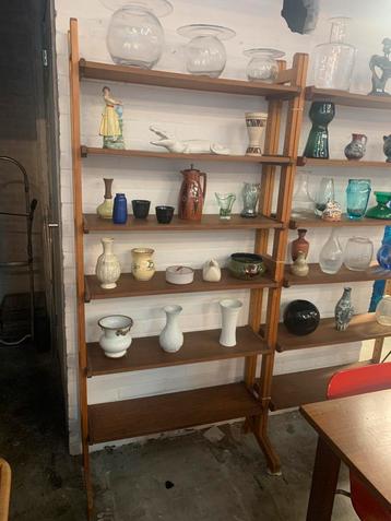 Kast twee Vintage Jaren 60 Simpla lux Simplalux wall system beschikbaar voor biedingen