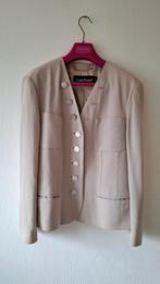 Beige Louis Féraud blazer in maat 42, Kleding | Dames, Ophalen of Verzenden