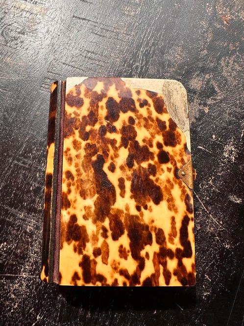 Antiek Gebedenboekje met Schildpadomslag, Antiek en Kunst, Antiek | Boeken en Bijbels, Ophalen of Verzenden