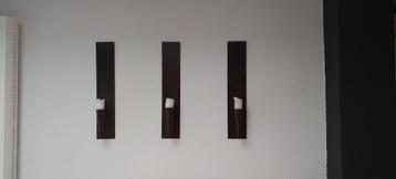 kandelaars om te hangen, metaal, 3 stuks, als nieuw beschikbaar voor biedingen