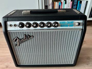 Fender 68 Custom Vibro Champ met speaker upgrade, Muziek en Instrumenten, Ophalen, Zo goed als nieuw, Gitaar, Minder dan 50 watt