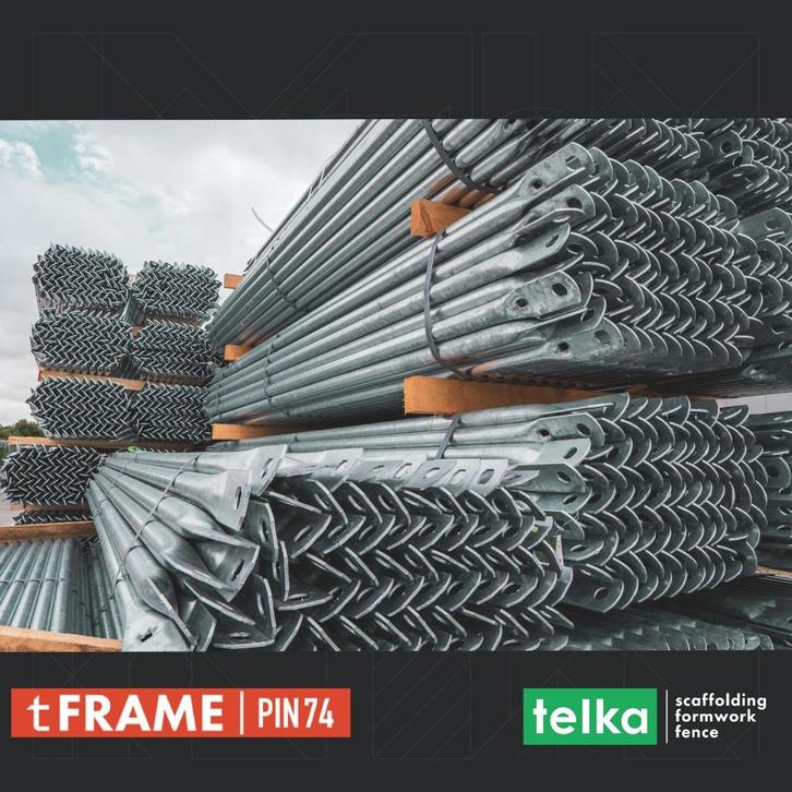 Frame Steiger PIN74 - 100m², Doe-het-zelf en Verbouw, Steigers, Overige typen, Minder dan 2 meter, Verzenden